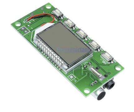 FM Radio Transmitter Module with LCD - Tech Bazar || টেক বাজার