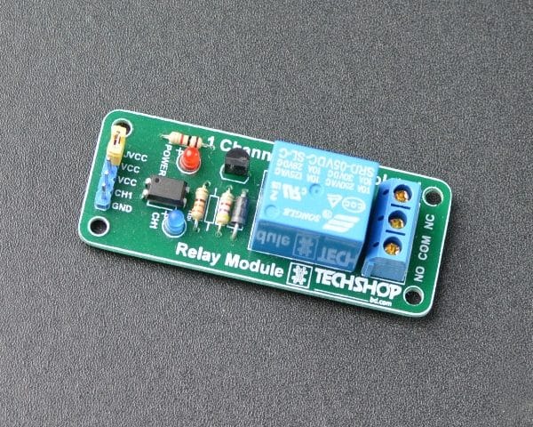 1 Channel 5V Opto Isolated Relay Module - Tech Bazar || টেক বাজার