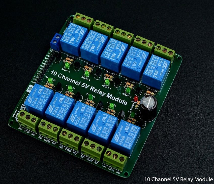 10 Channel 12V Relay Module Tech Bazar টেক বাজার