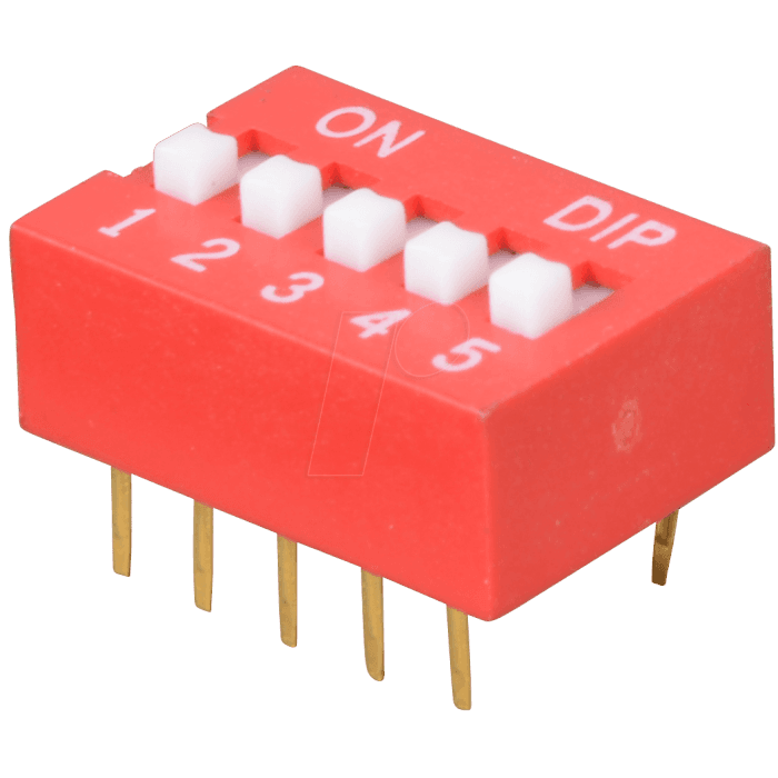 Dip Switch 5 Position Tech Bazar টেক বাজার